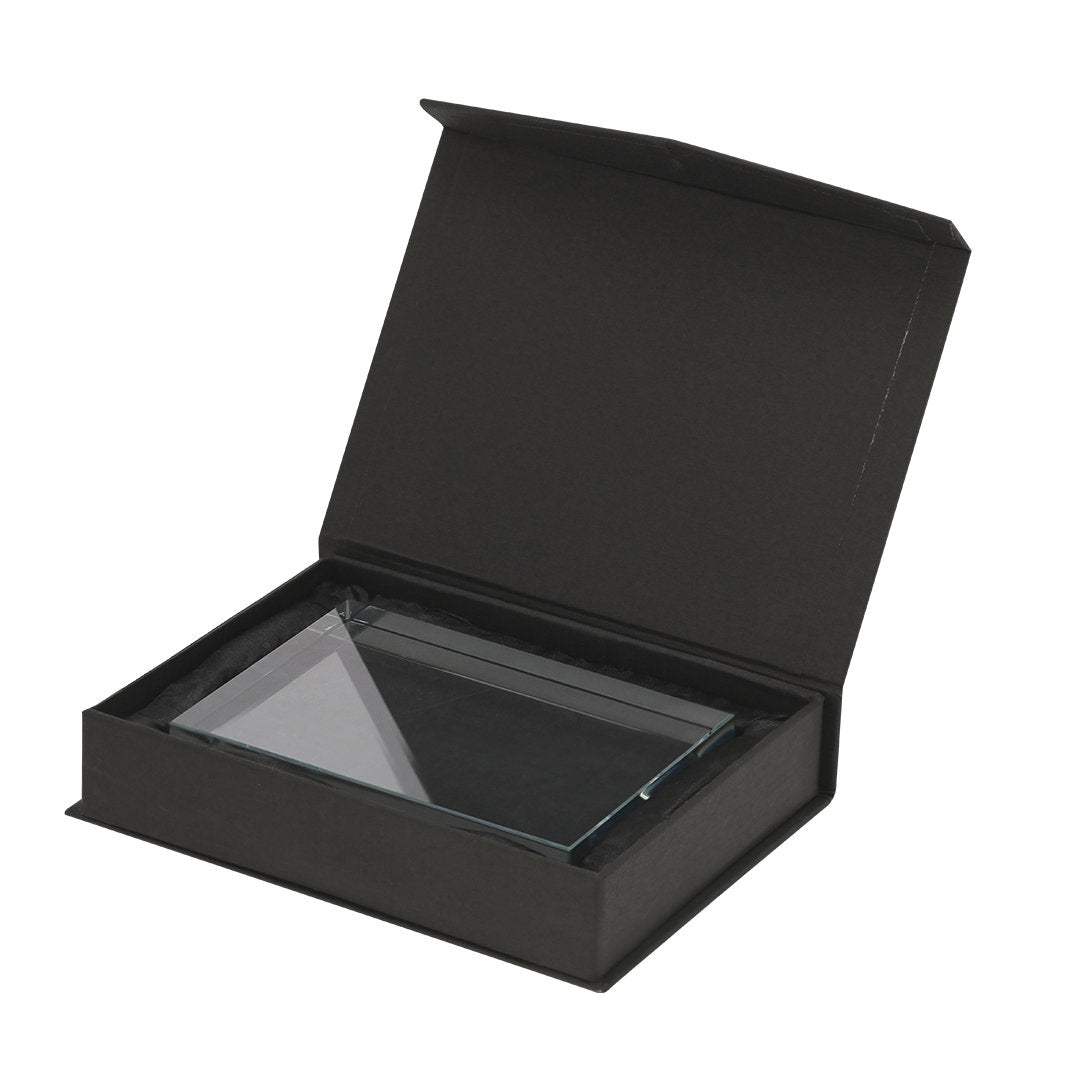 Plaque élégante en verre, avec un design rectangulaire sophistiqué Checken