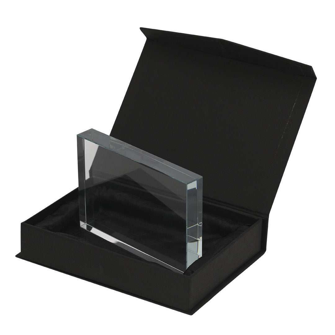 Plaque élégante en verre, avec un design rectangulaire sophistiqué Checken