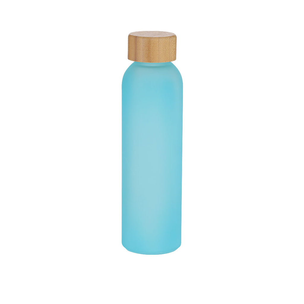 Gourde en verre recyclé, finition givrée 500 ml Tistak