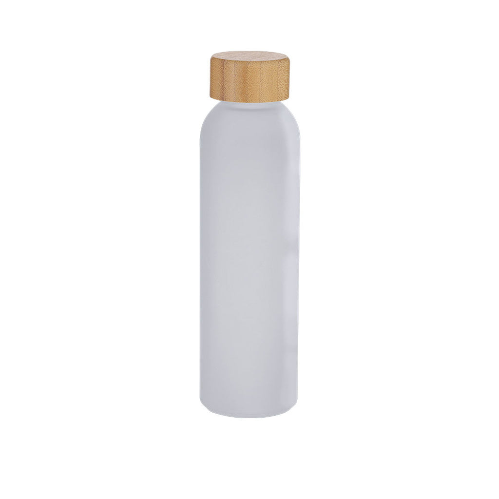Gourde en verre recyclé, finition givrée 500 ml Tistak
