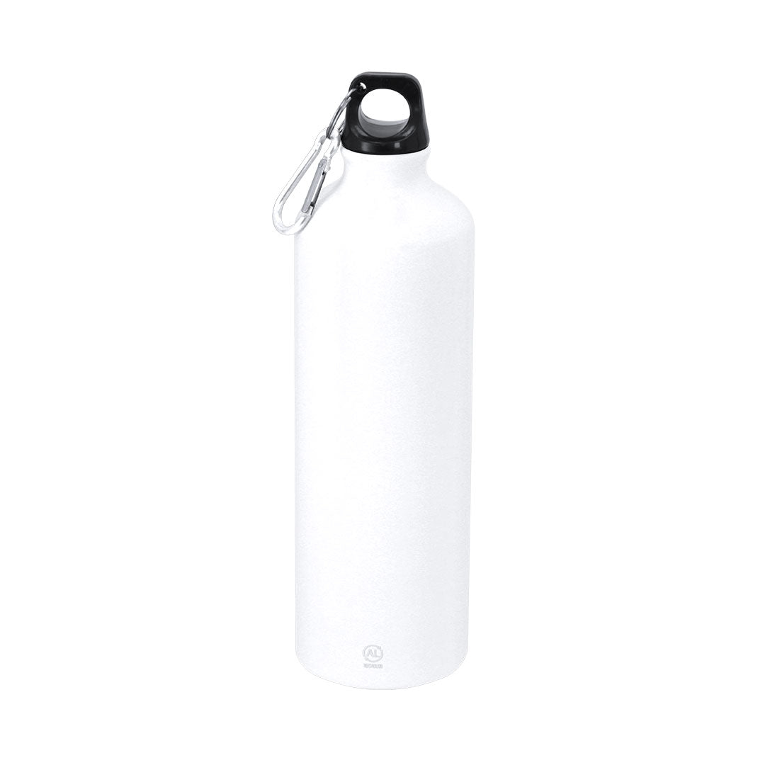 Gourde de 800 ml de capacité. Fabriquée en aluminium recyclé Glaxon