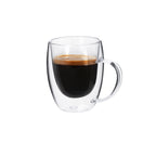 Tasse thermique transparente à double paroi de 300 ml Helmar
