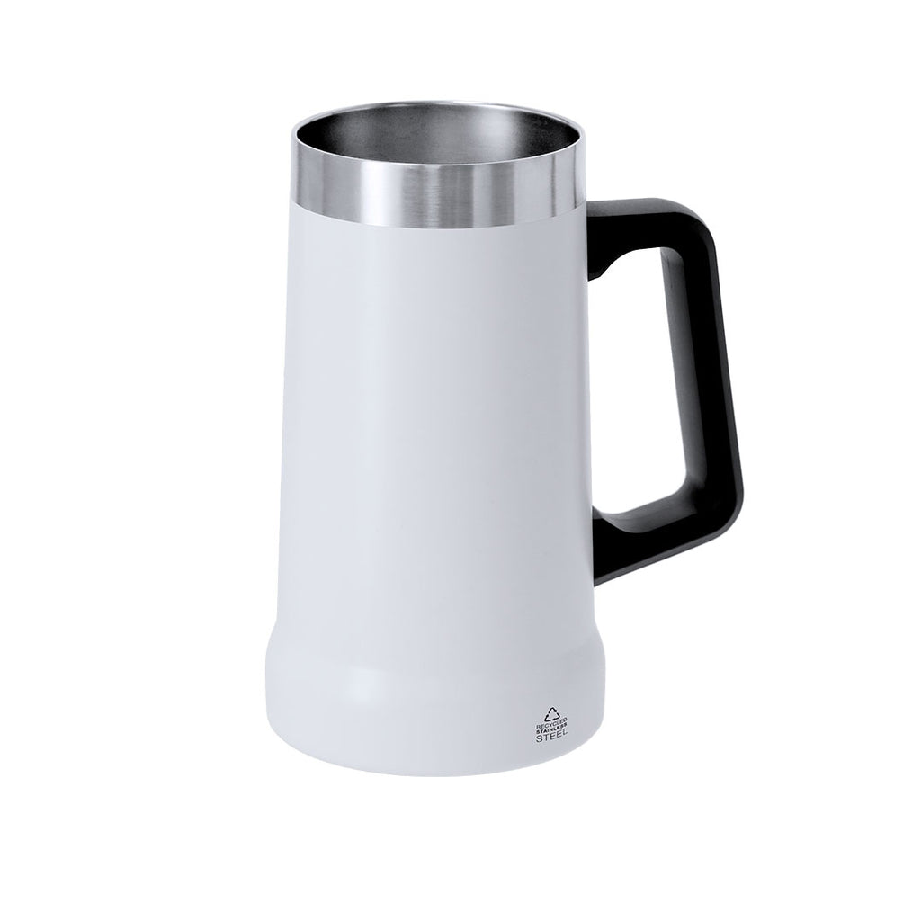 Carafe 700 ml de capacité fabriqué en acier inoxydable recyclé à double paroi Glinox