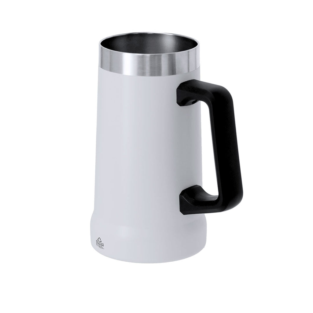 Carafe 700 ml de capacité fabriqué en acier inoxydable recyclé à double paroi Glinox