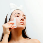 Appareil de massage facial en pierre jade blanche Kunkor