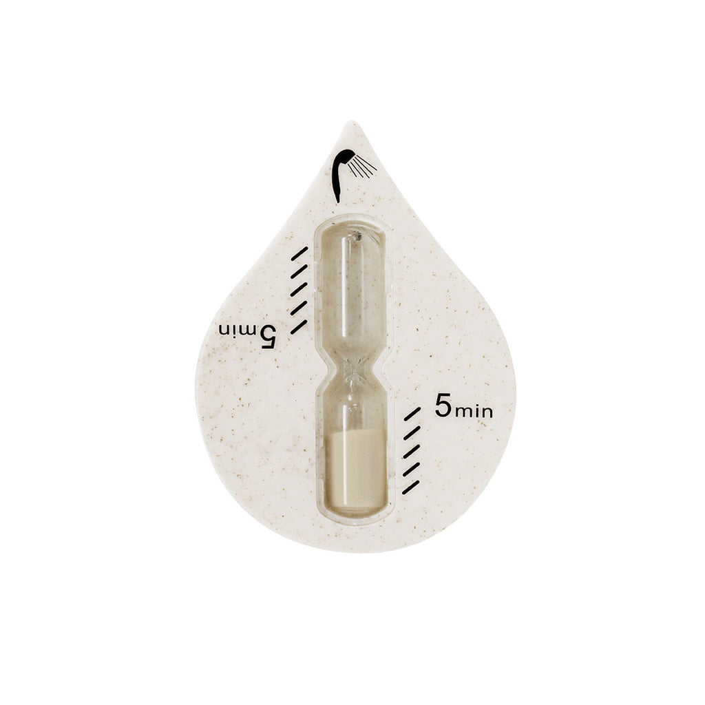 Sablier de 5 minute conçu pour mesurer le temps de douche Drykes