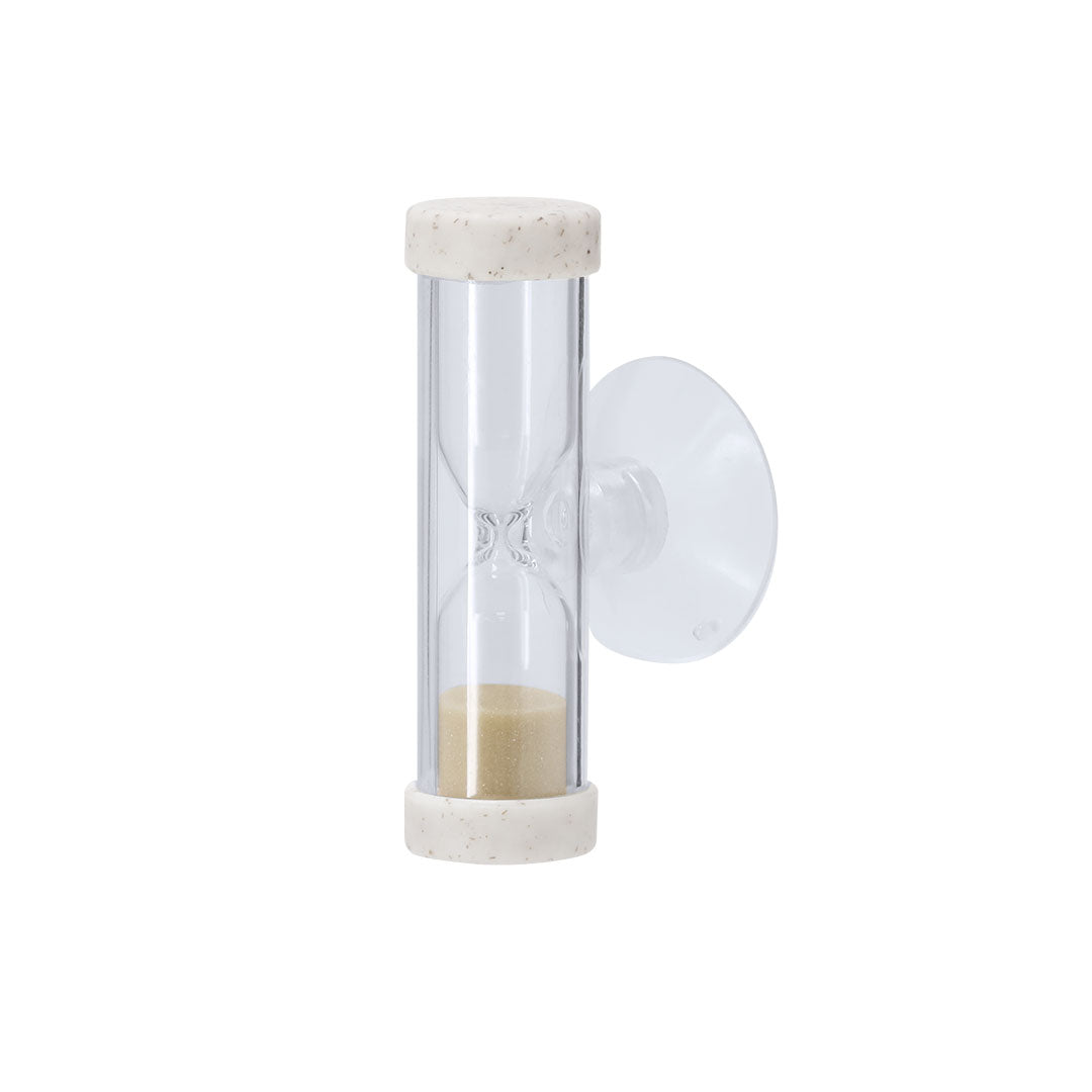 Sablier de 2 minutes, fabriqué en paille de blé et de verre Tinix
