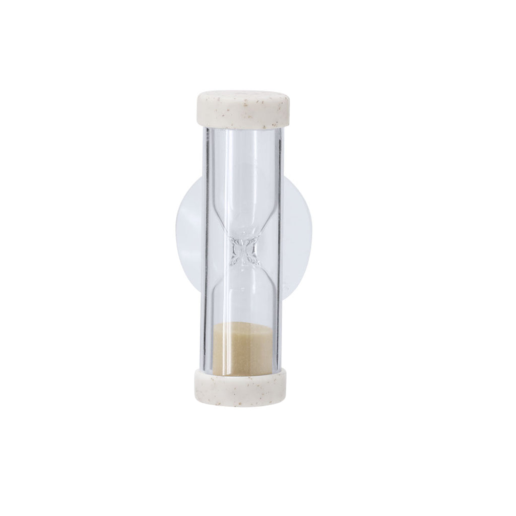 Sablier de 2 minutes, fabriqué en paille de blé et de verre Tinix