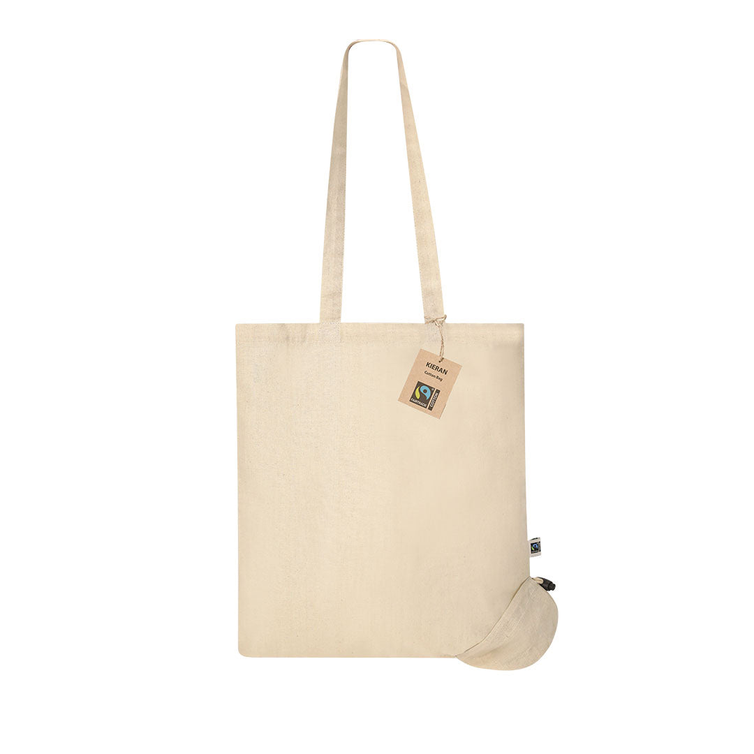 Sac tote bag pliable 120g Kieran Fairtrade