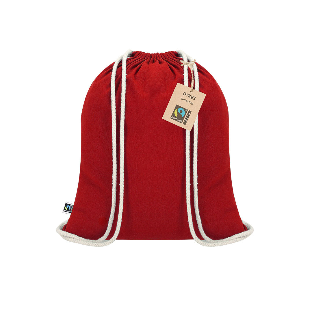 Sac à dos en coton de 140g/m2 Dykes Fairtrade