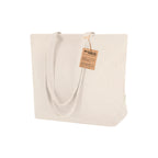 Sac en coton recyclé de 220 g/m2 avec soufflet Arpel