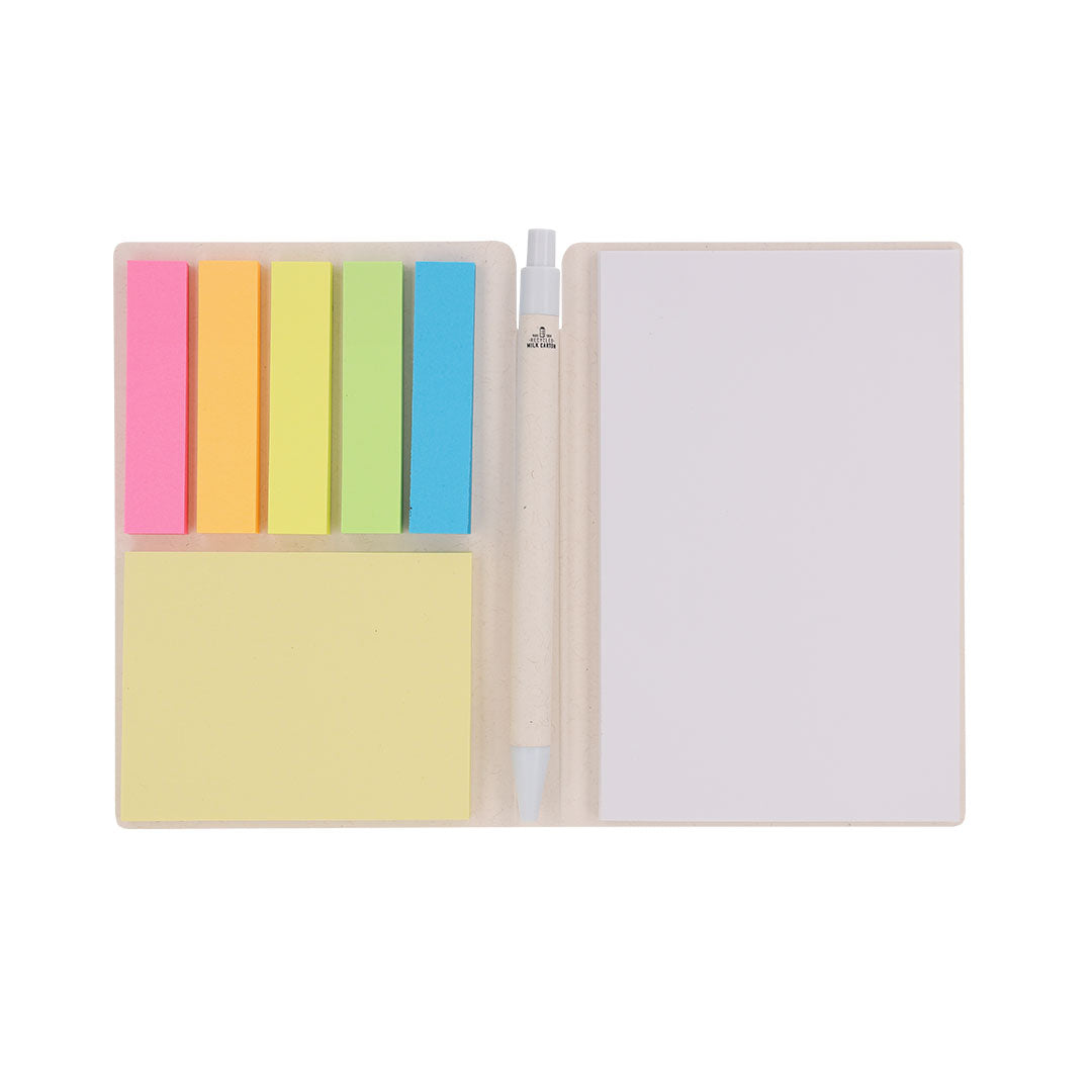Bloc-notes 100 pages en carton avec 100 post-it Tamar