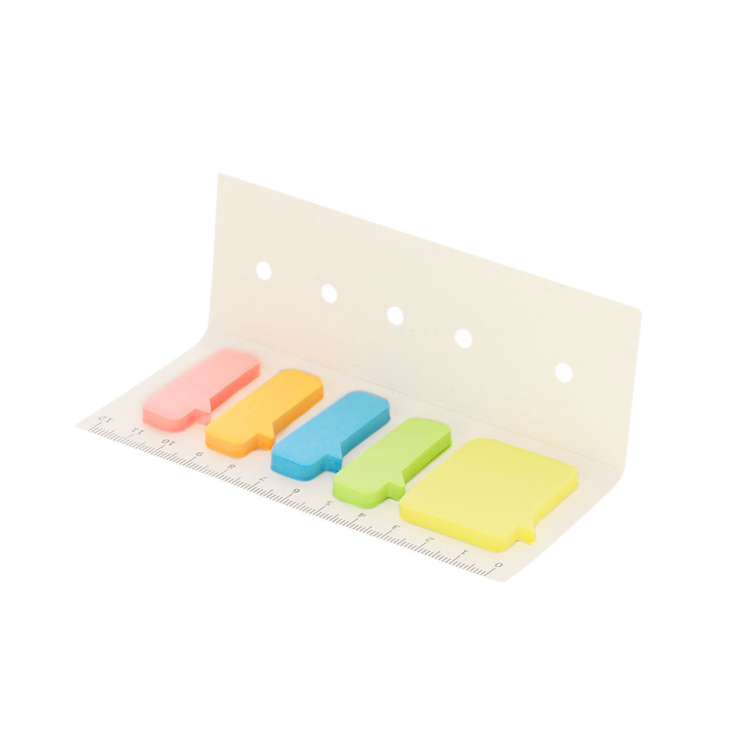 Mini règle de 12 cm avec 200 post-it Kalinex