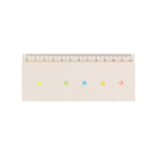 Mini règle de 12 cm avec 200 post-it Kalinex