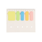 Mini règle de 12 cm avec 200 post-it Kalinex