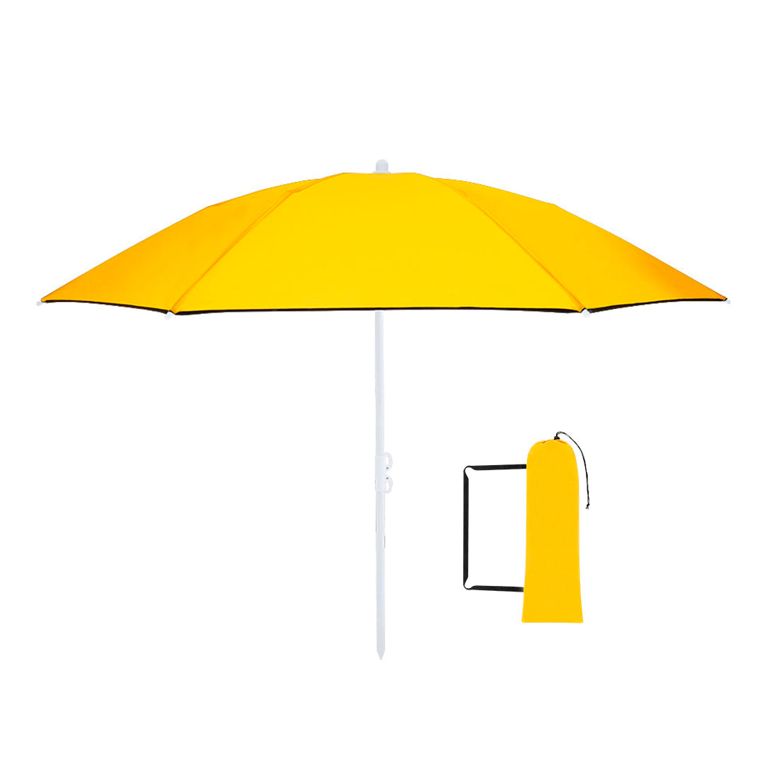 Parasol de plage pliable à 8 panneaux 160 cm Misarya