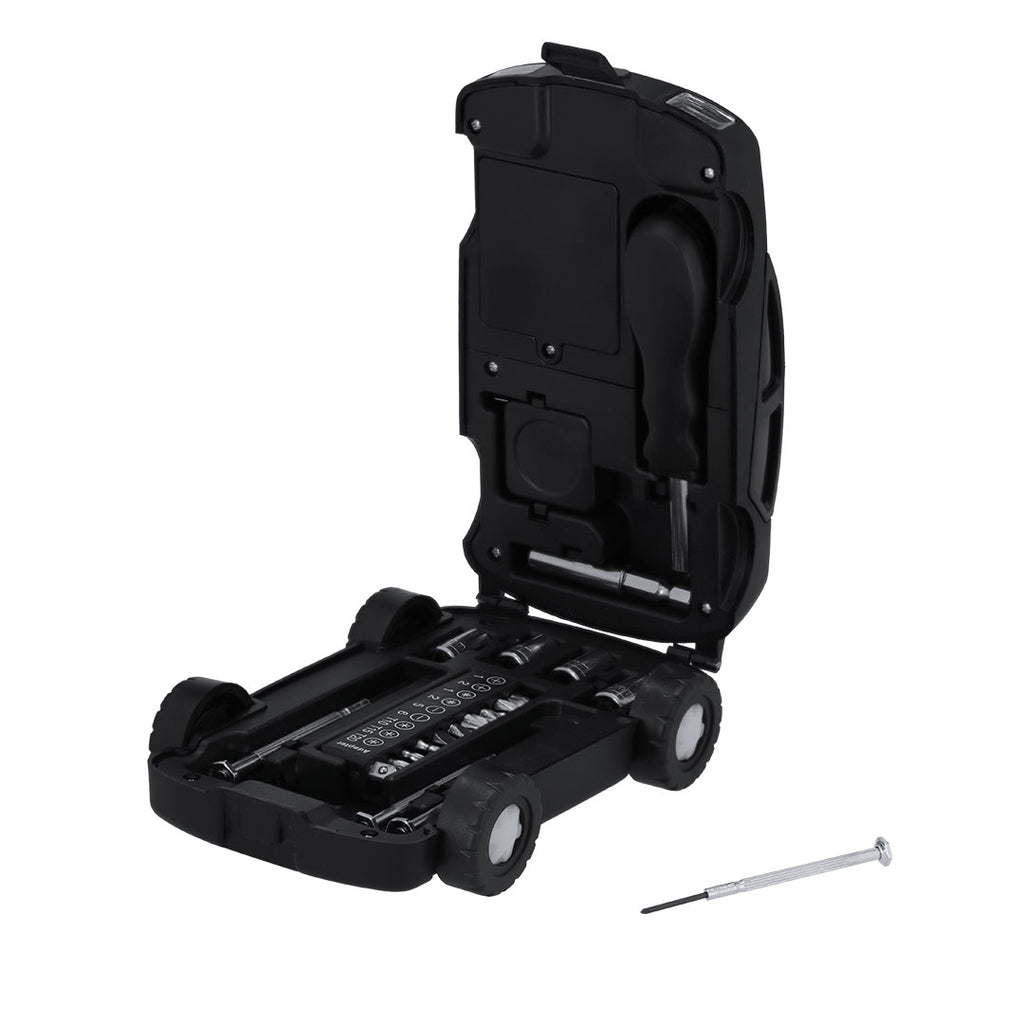Set outils en forme de voiture et lampe de poche LED Niton