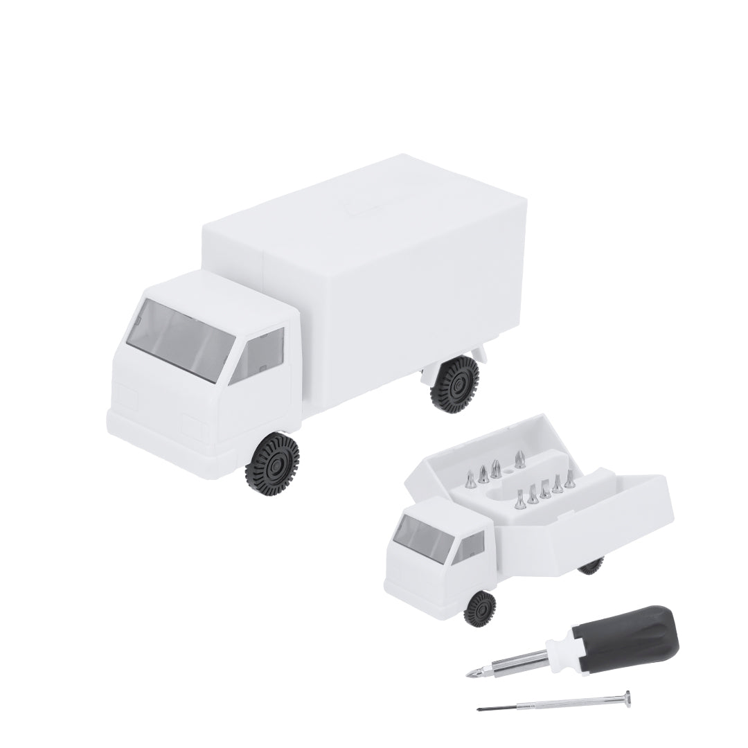 Ensemble d'outils avec étui en forme de camion 15 outils Fibrex