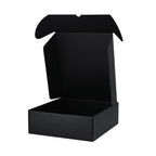 Boîte de présentation XL fabriquée en carton ondulé de couleur noire Halfred