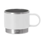 Tasse 140 ml en PP recyclé, combinée avec base en acier inoxydable recyclé Blakent