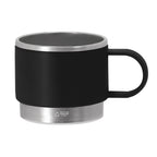 Tasse 140 ml en PP recyclé, combinée avec base en acier inoxydable recyclé Blakent
