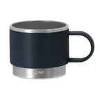 Tasse 140 ml en PP recyclé, combinée avec base en acier inoxydable recyclé Blakent