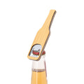 Ouvre-bouteille avec design de bouteille en bambou et métal Ceryon