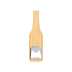 Ouvre-bouteille avec design de bouteille en bambou et métal Ceryon