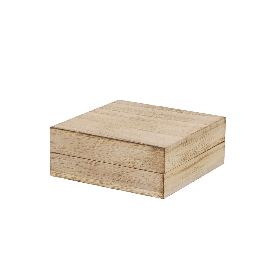 Boite en bois naturel Macalix