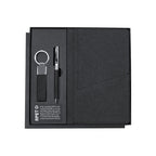 Coffret Bloc Notes Couverture Rigide. 80 Feuilles. Stylo. Porte-Clés Meryl