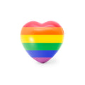 Anti-stress en forme de cœur avec design Rainbow Kanedax