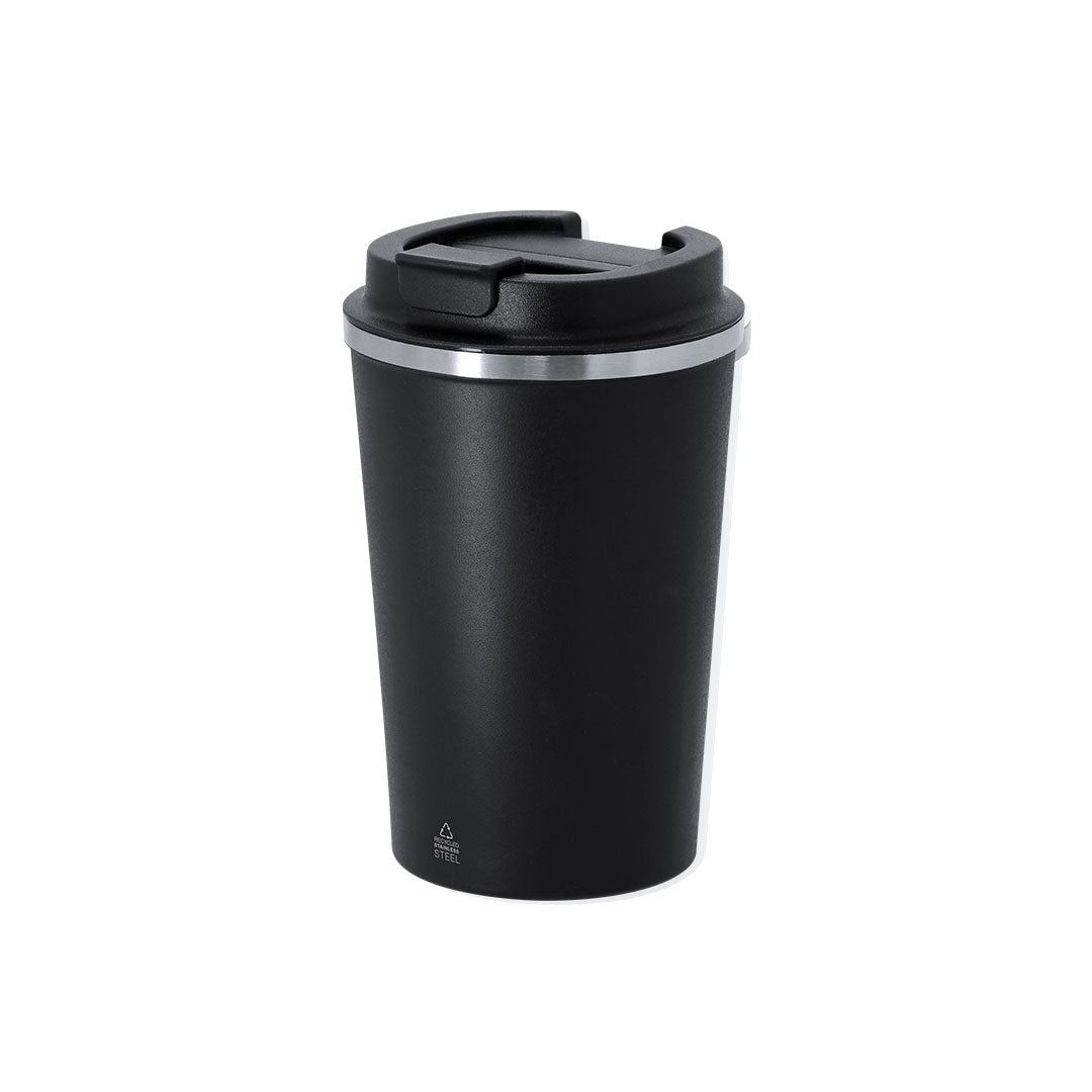 Verre gobelet thermique 350 ml en Acier Inoxydable Recyclé à double paroi Thira