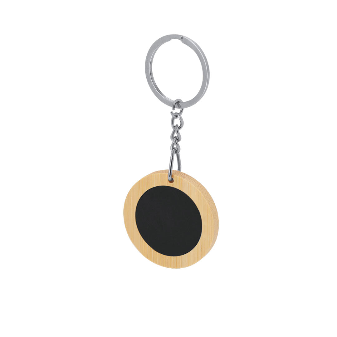 Porte-clés en combinaison de bambou et métal Khozax