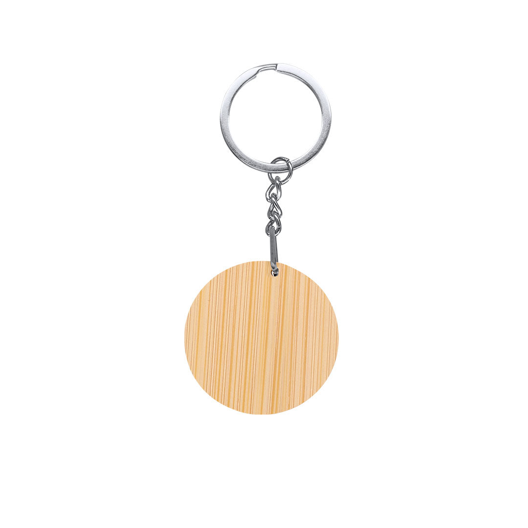 Porte-clés en combinaison de bambou et métal Khozax