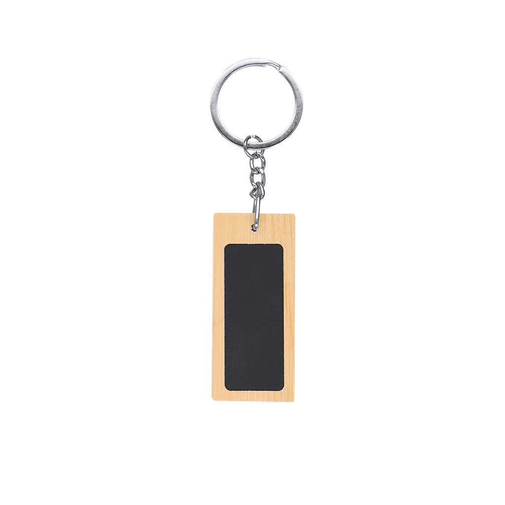 Porte-clés en combinaison de bambou et métal Khozax