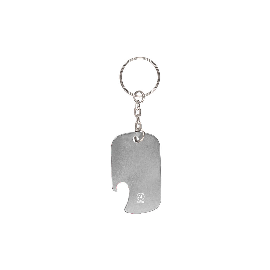 Porte-clés ouvre-bouteille en aluminium recyclé Sawad
