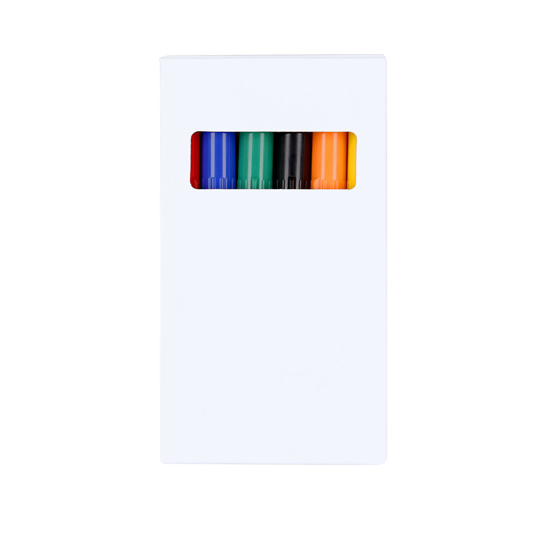 Set de 6 marqueurs de différentes couleurs Kuyam