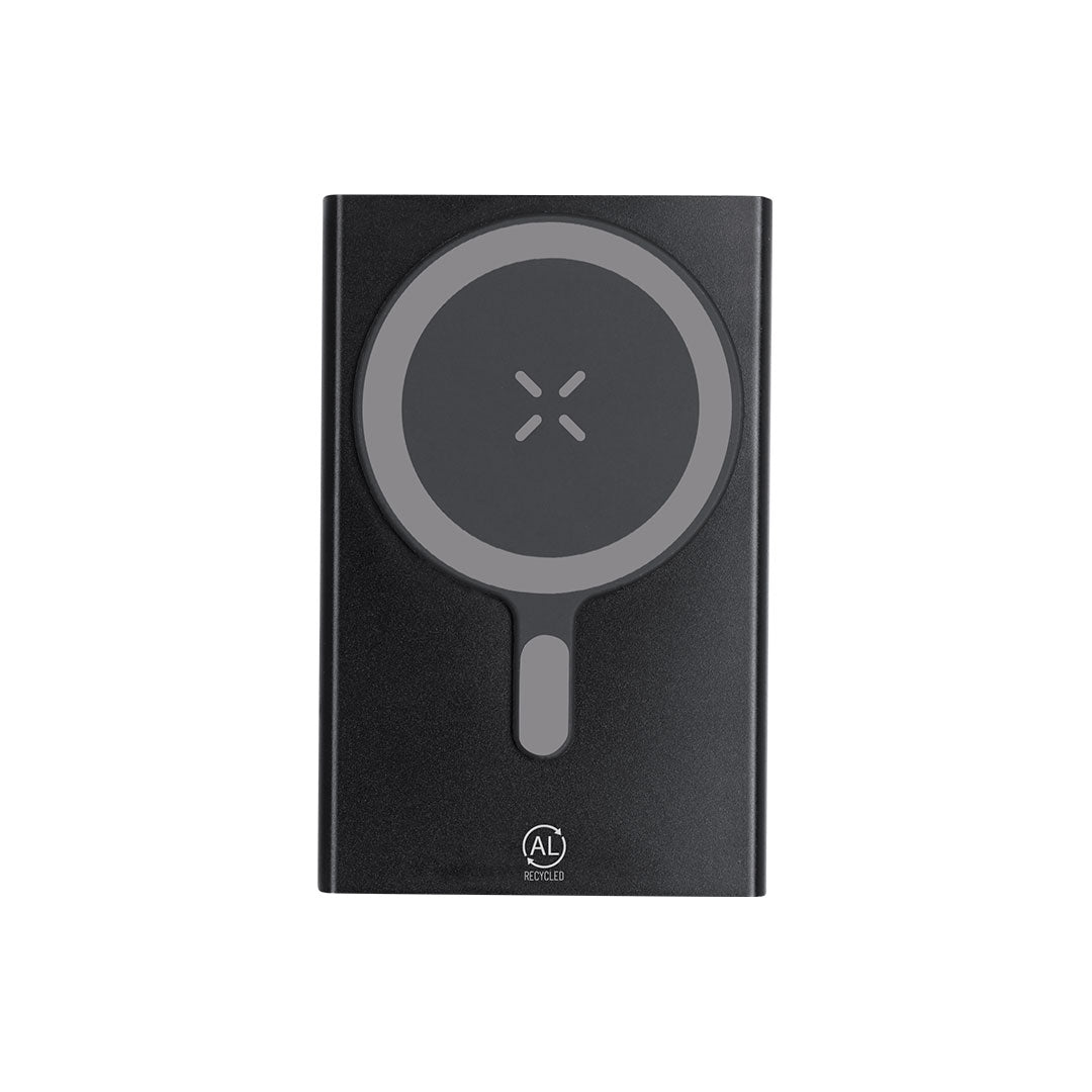 Batterie externe de 5.000 mAh fabriquée en aluminium recyclé Bertex