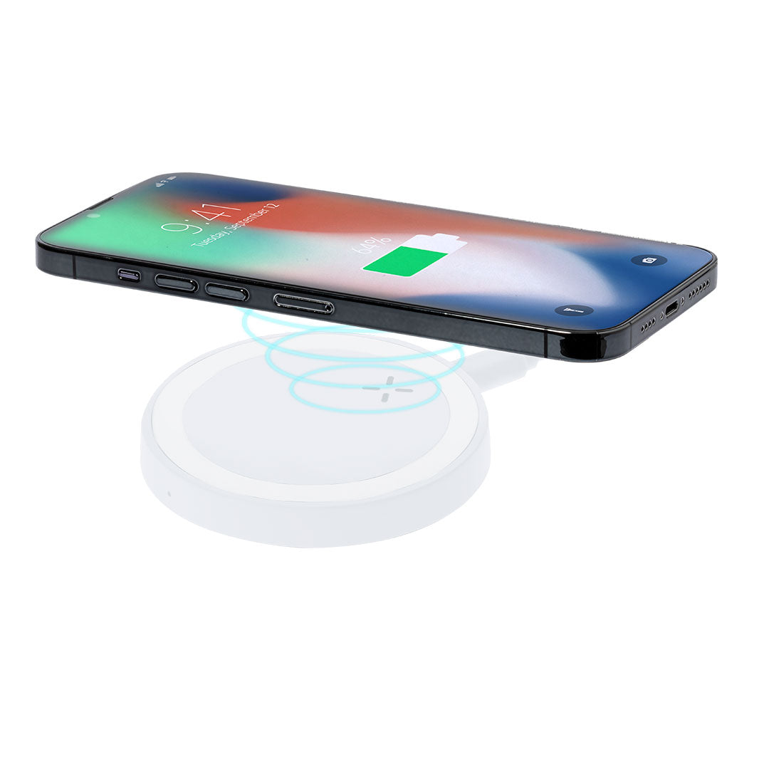 Chargeur sans fil 15W en ABS recyclé Vilof