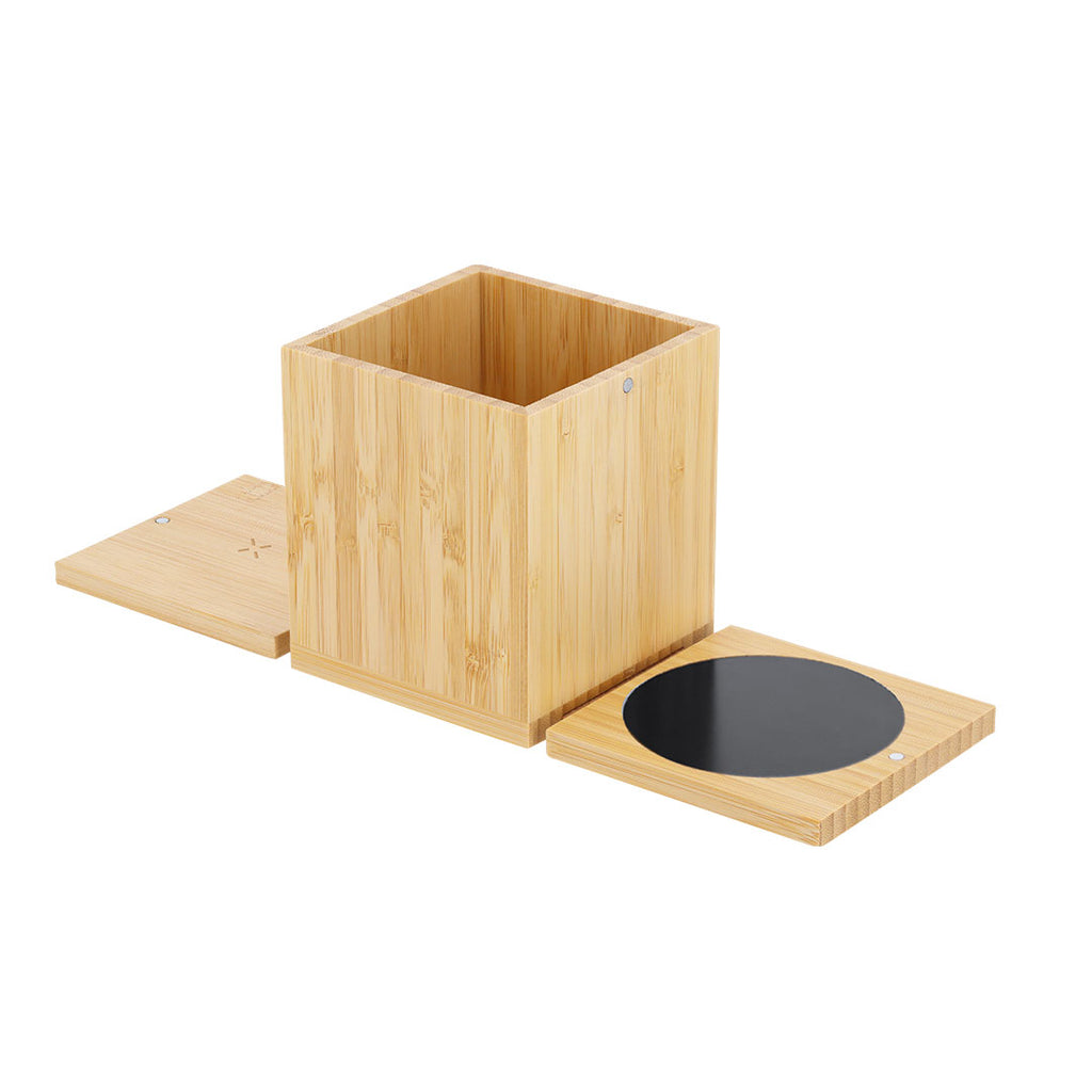 Pot à crayon multifonction avec chauffe-tasse et chargeur sans fil intégré 15W Deblik