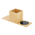 Pot à crayon multifonction avec chauffe-tasse et chargeur sans fil intégré 15W Deblik