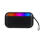 Enceinte stéréo Bluetooth® de 5W avec lumière multicolore en ABS recyclé Nusbon