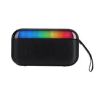 Enceinte stéréo Bluetooth® de 5W avec lumière multicolore en ABS recyclé Nusbon