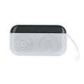 Enceinte stéréo Bluetooth® de 5W avec lumière multicolore en ABS recyclé Nusbon