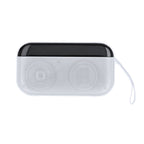 Enceinte stéréo Bluetooth® de 5W avec lumière multicolore en ABS recyclé Nusbon