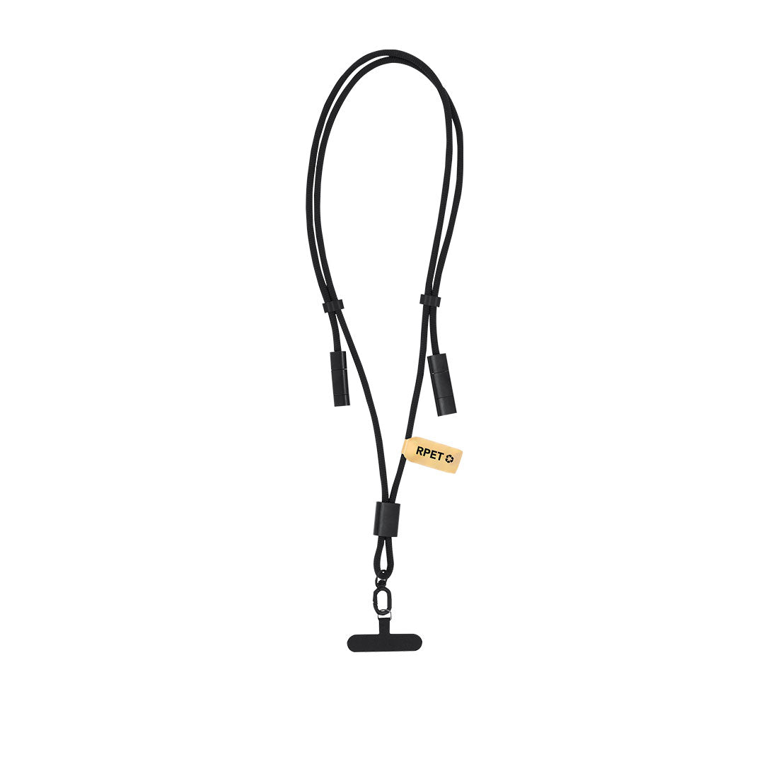 Lanière innovante avec fonction de support et câble de charge Tebrer