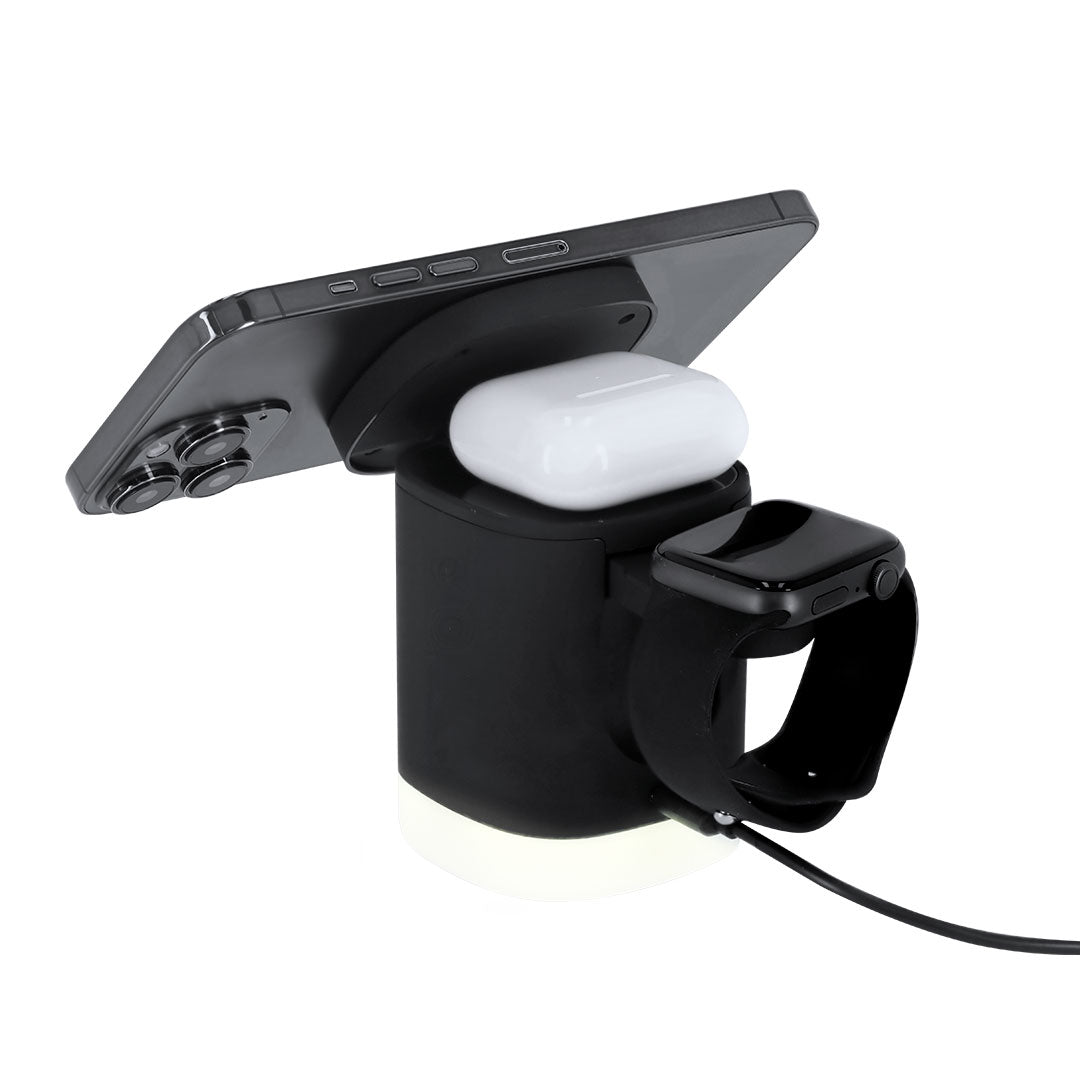 Chargeur sans fil magnétique 3 en 1 de 15W Ruclox
