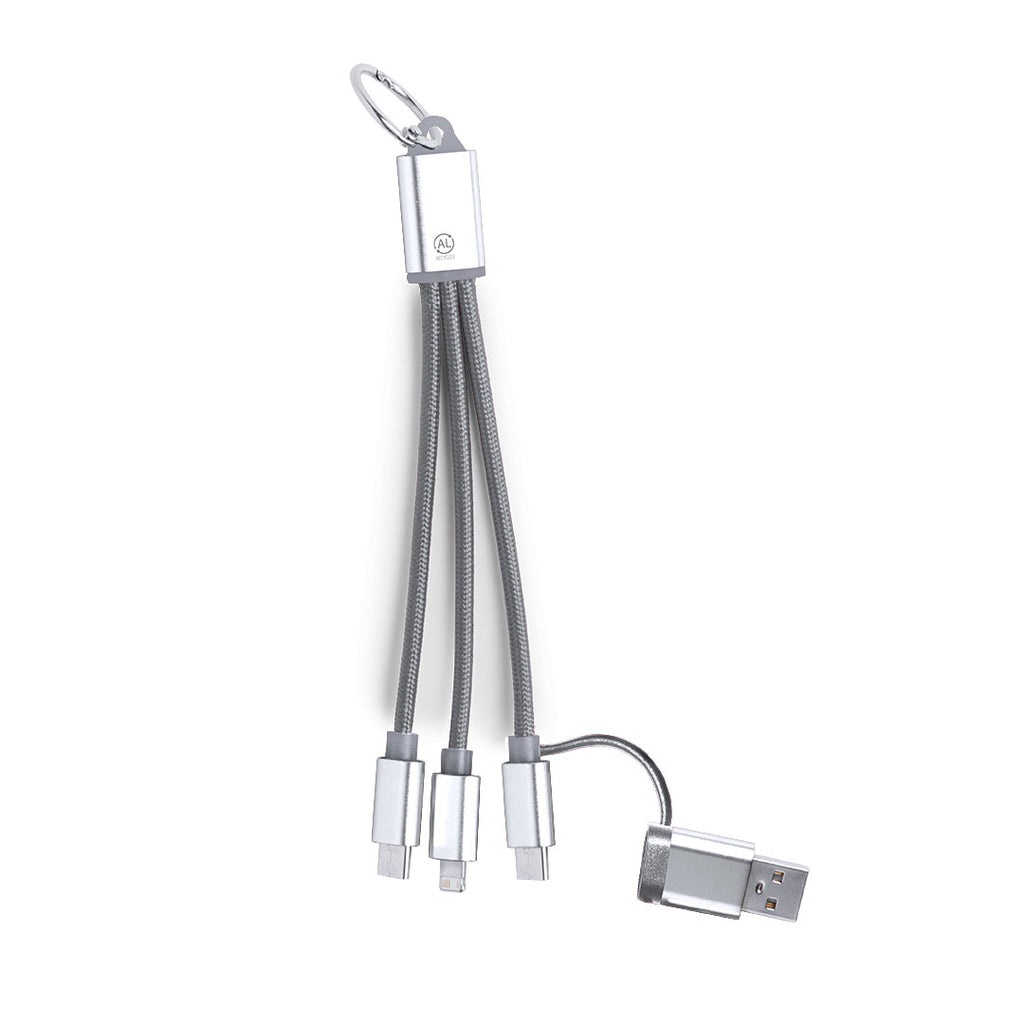 Câble de charge en aluminium recyclé Type C/USB Bikoc