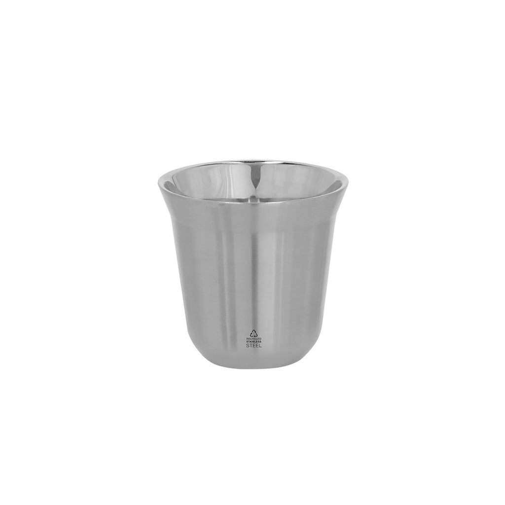 Coffret 2 verres verres en acier inox recyclé à double paroi 80 ml Kodet