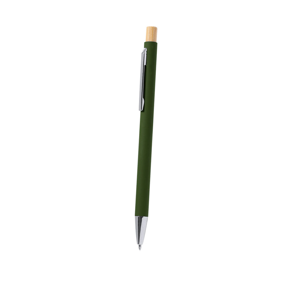 Stylo à bille à mécanisme à bouton fabriqué en aluminium recyclé bouton poussoir Kosif